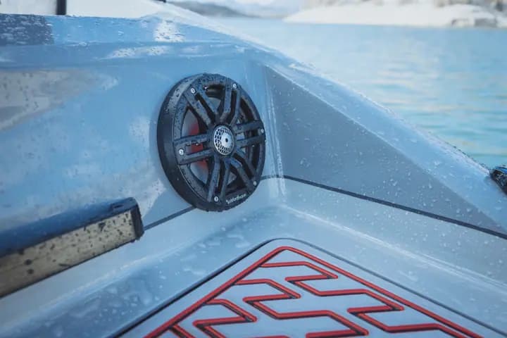 Interceptor boat on Lake Pleasant