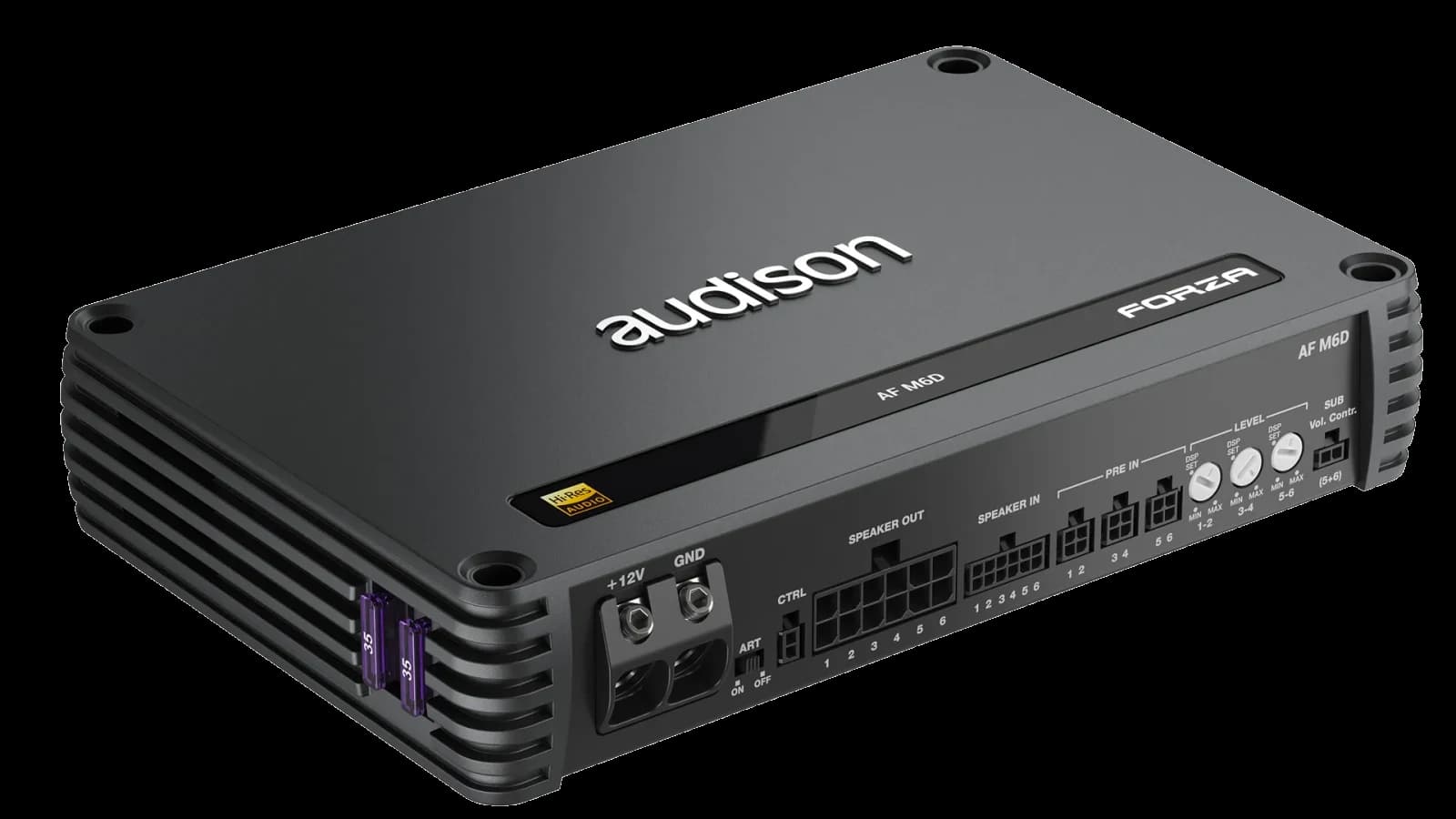 AF M6D 6-Channel D-class Fully Bridgeable Amplifier