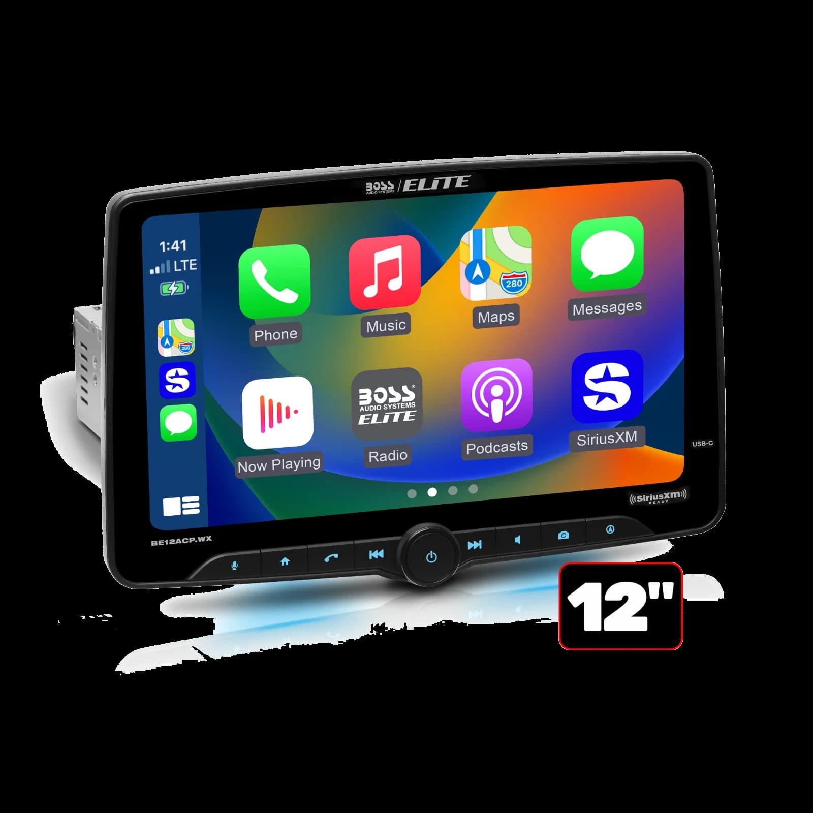 12-Inch Wireless CarPlay Multimedia Receiver