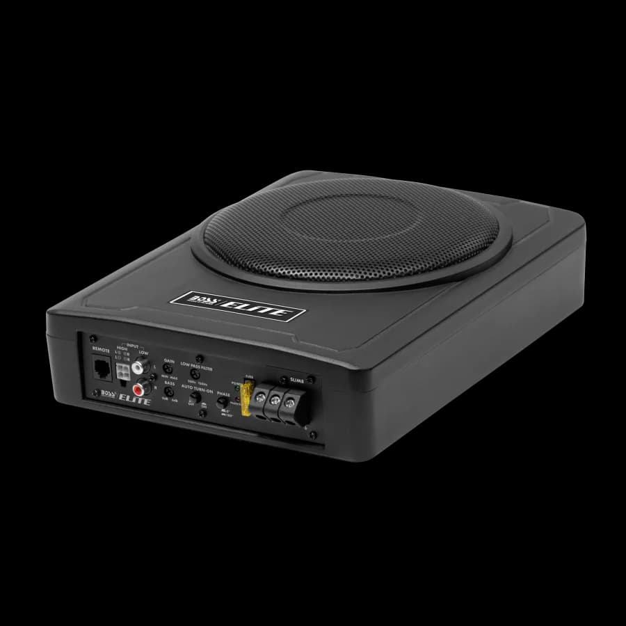 Low-Profile 8-Inch Amplified Subwoofer