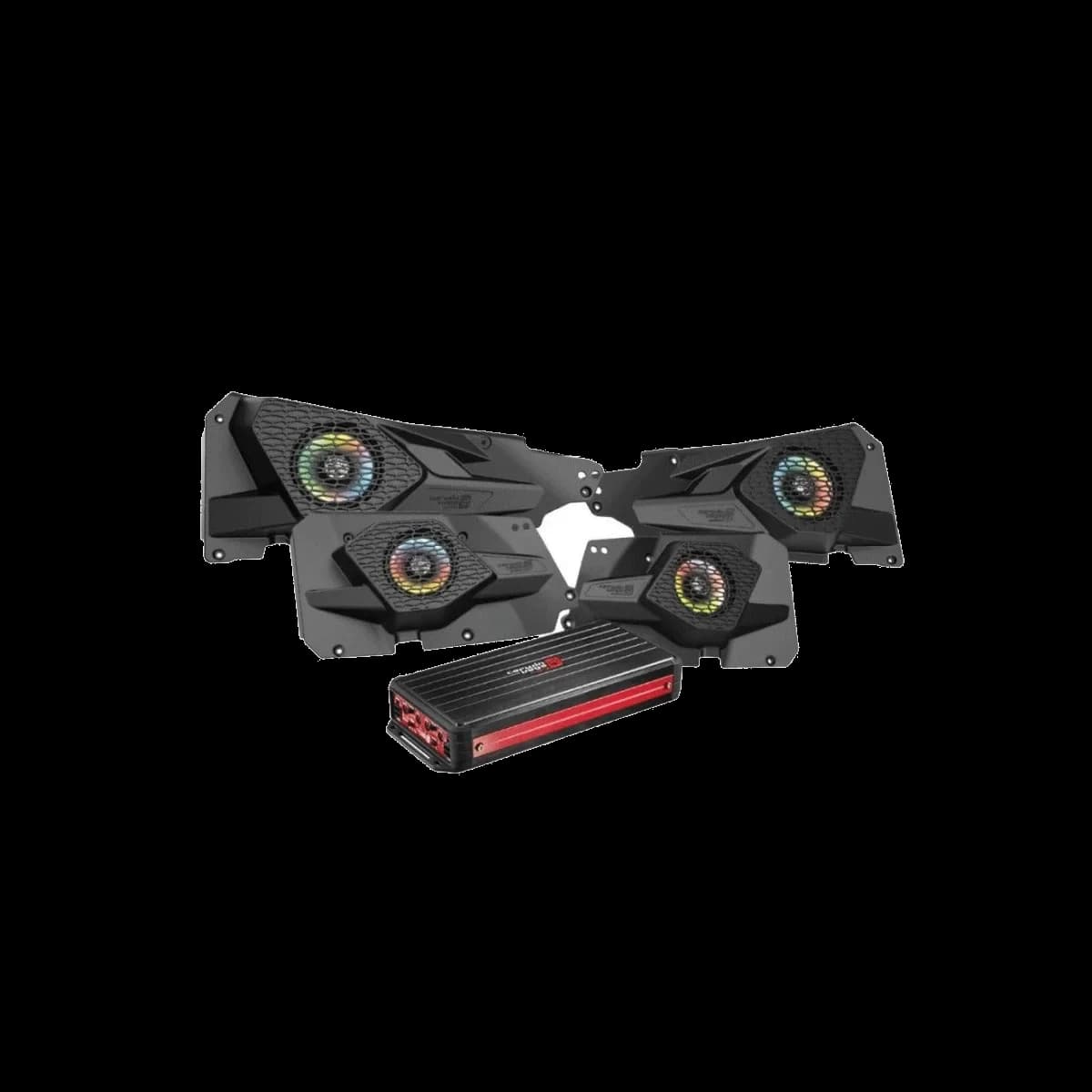 2014+ RZR XP Complete Audio Kit with 360W RMS Waterproof 4 Channel Amplifier - RPMRZRKD41