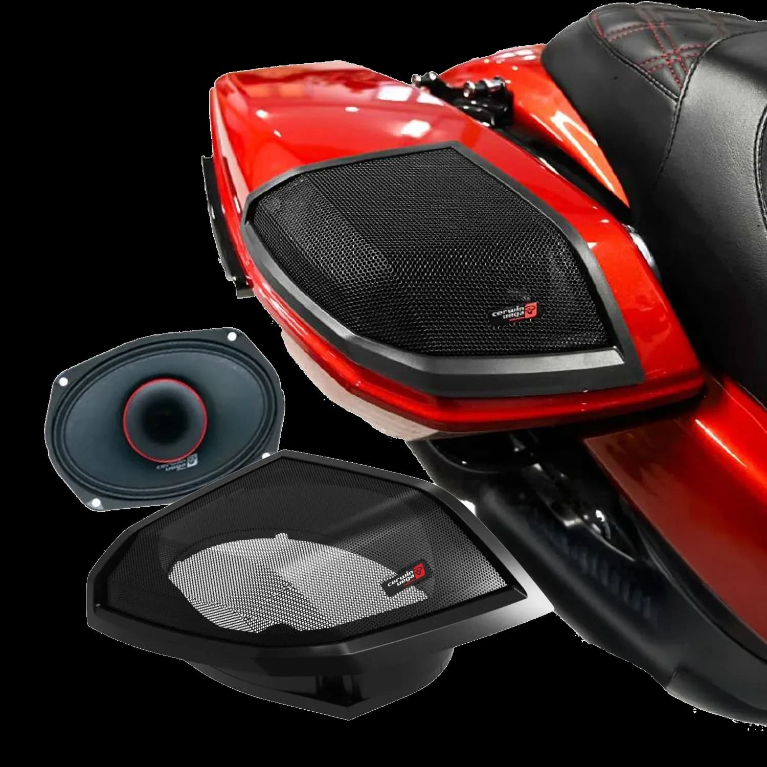 2024+ Harley Davidson® Cut-In Lid Kit with PH694 (4Ω) Speakers - RPMPH694LK24