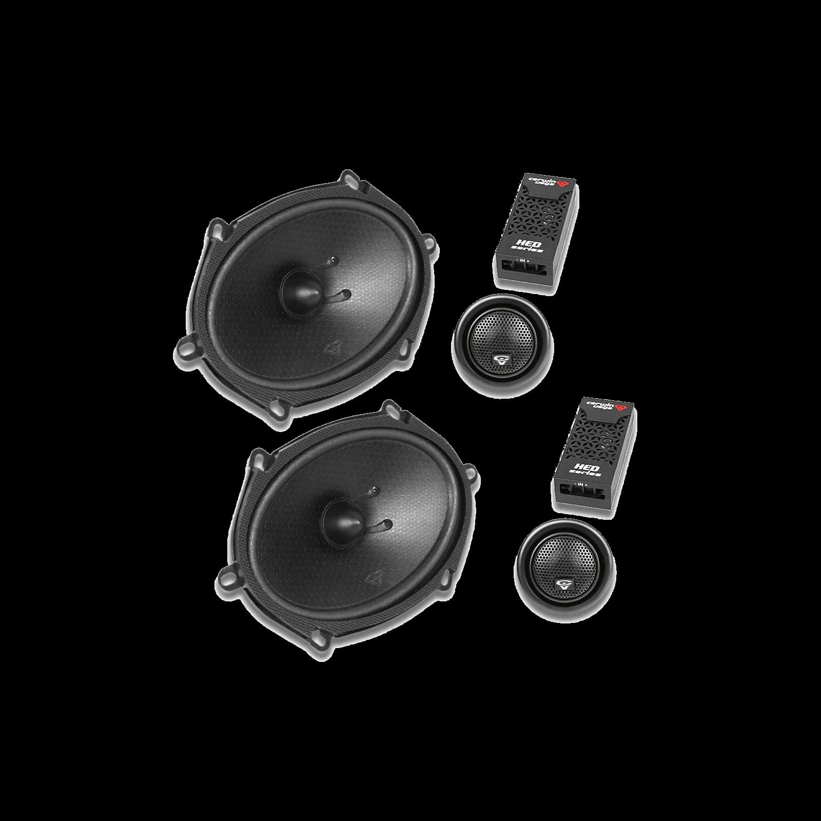 H68C - HED 6"x8” 2-Way Component Full Range Speaker Set