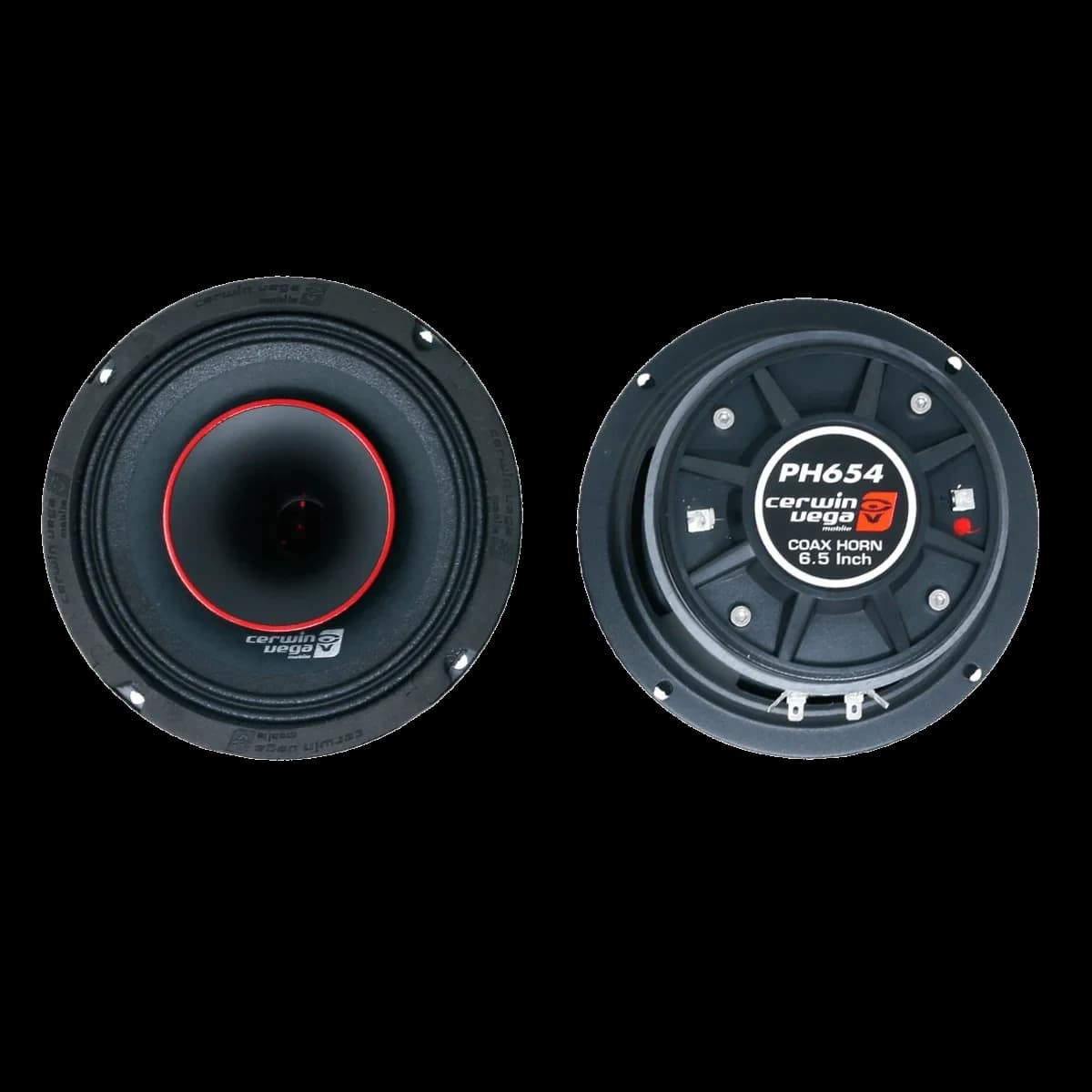 PRO Series 6.5" 2-Way Full-Range Coax Horn Speakers - PH654