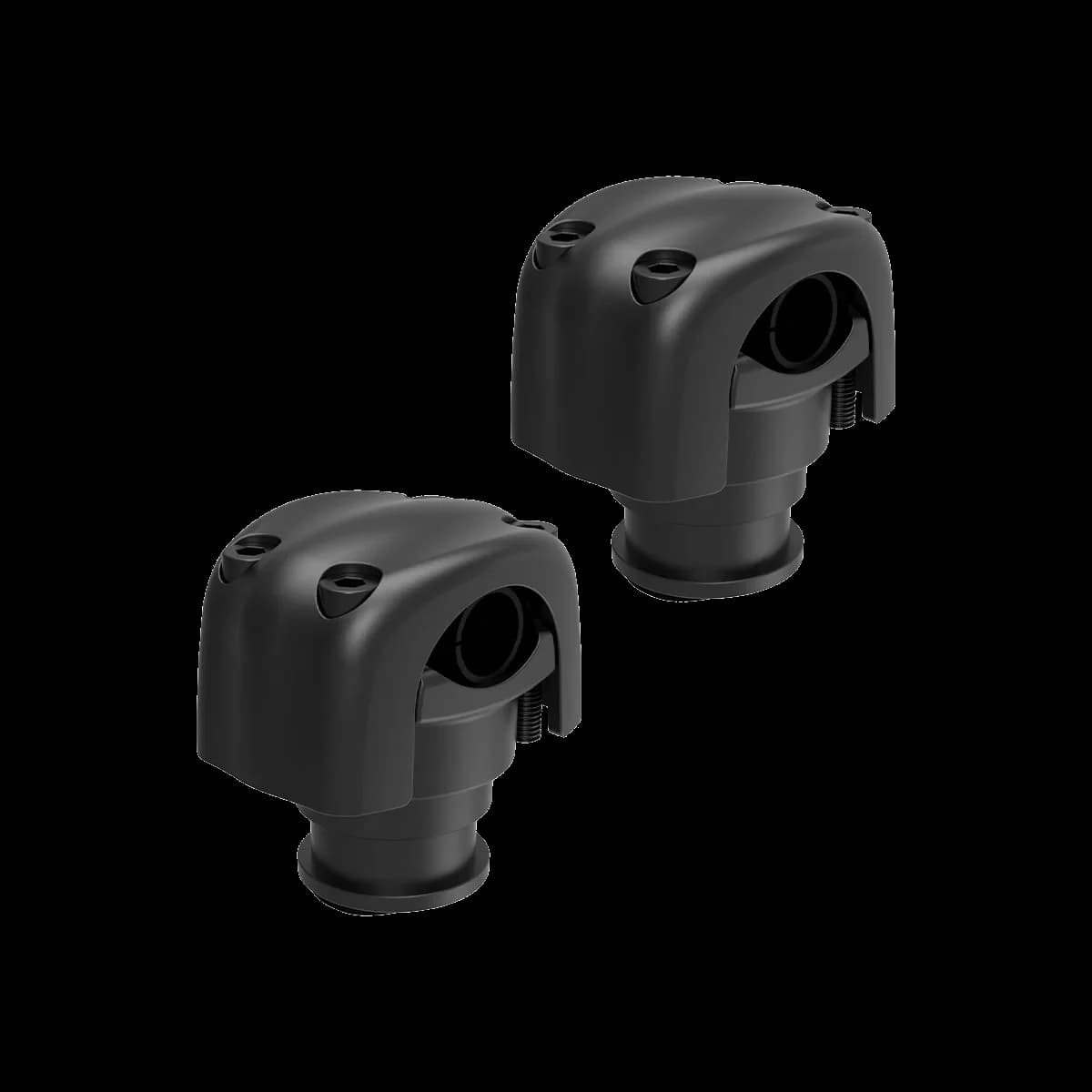 0.75"-1.75" Pod/Canister Black Clamps (Pair) - CS75B
