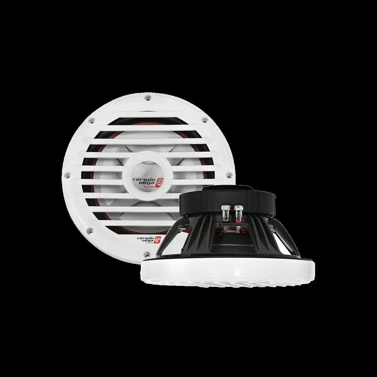 RPM Series 10" SVC Marine Subwoofer w/White Grill (4Ω) - RPM104SL