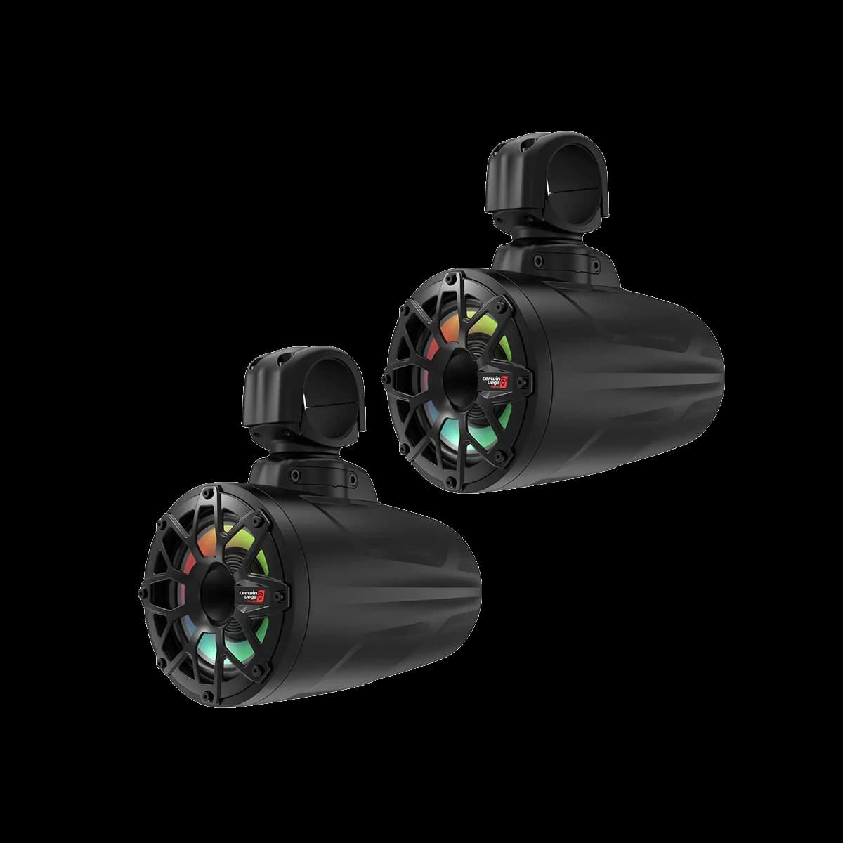 RPM Stroker 2-Way 6.5" Long Pod Speaker System (Pair) - Black - SL65F4B
