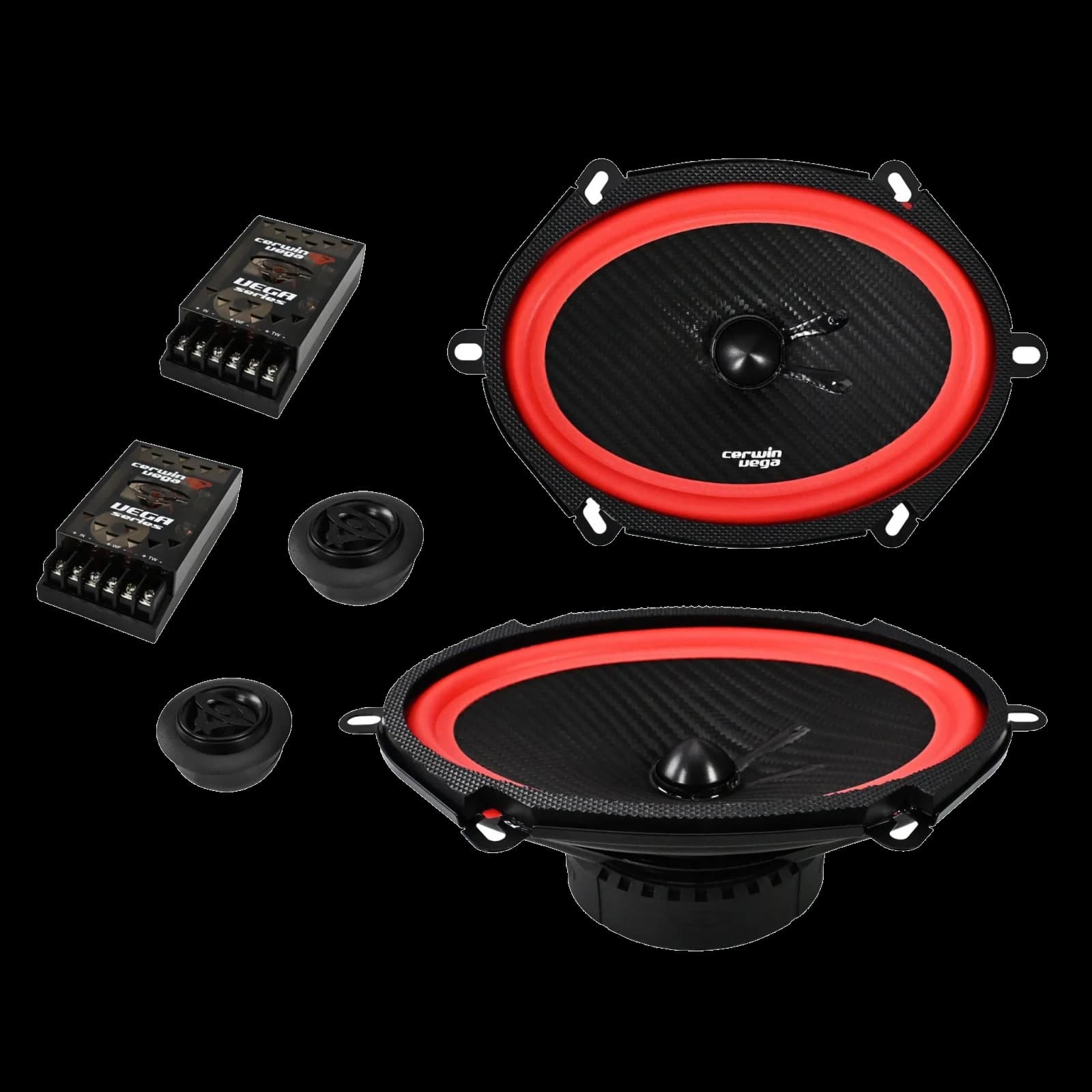 Vega 6×8" 2-WAY COMPONENT FULL RANGE SPEAKER SYSTEM (4Ω)- V68C