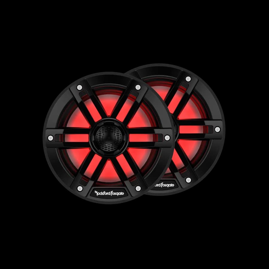 M1 6.5” Color Optix™ Marine 2-Way Speakers (pr) - Black