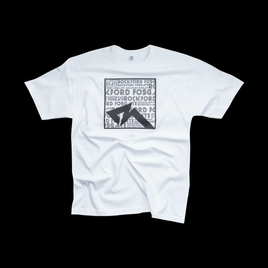 White T-Shirt w/ Deco RF Graphic (L)