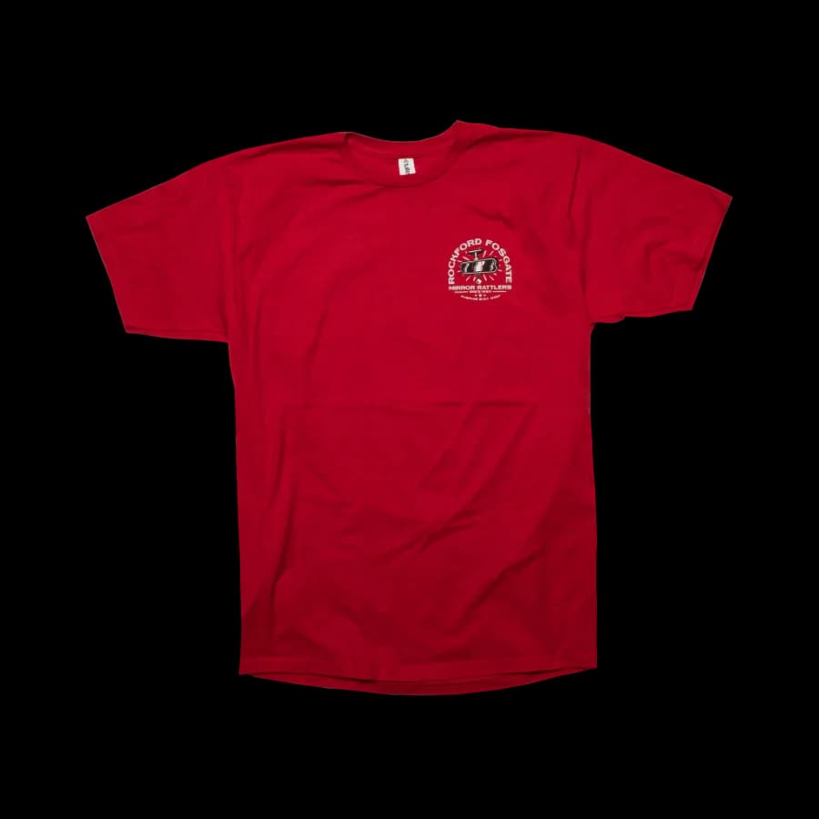 Red T-shirt w/ Mirror Rattlers RF graphic-XXL