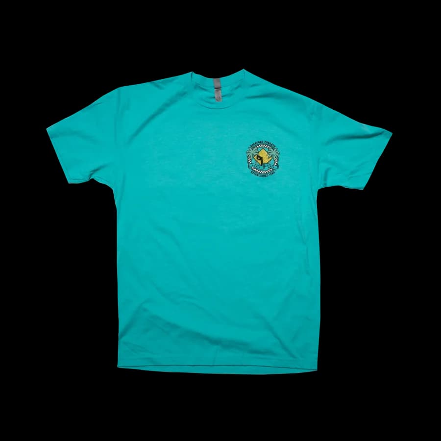 Tiff Blue Shirt w/ Front & Back Graphic-XL