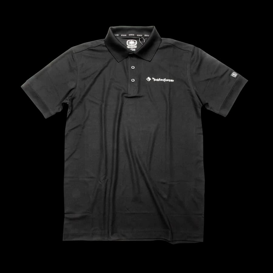 Black OGIO Polo w/ Rockford Fosgate Logo-L