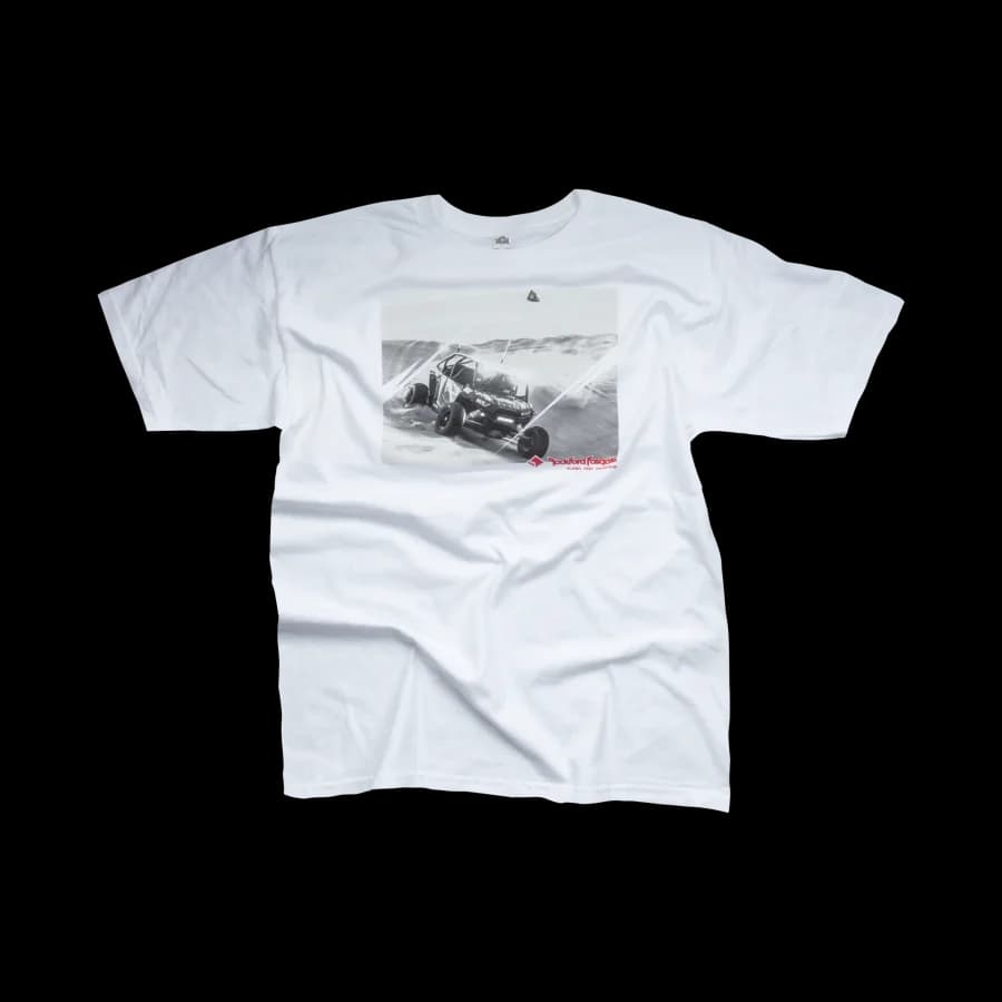 White T-Shirt w/ Powersports Graphic (M)