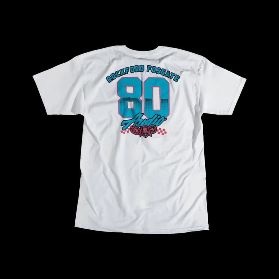 White T-Shirt w/ RF Race Graphic-L