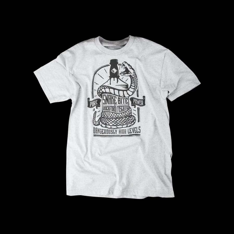Athletic Gray T-Shirt w/ Black RF Graphic (XXL)