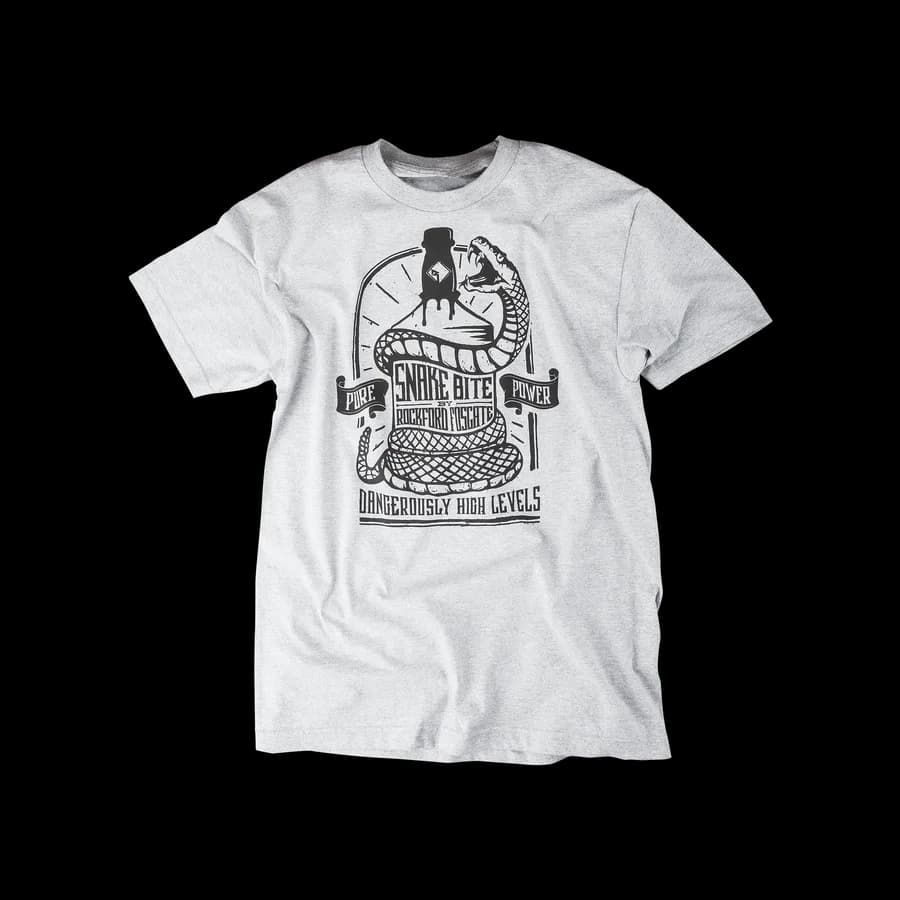 Athletic Gray T-Shirt w/ Black RF Graphic (L)