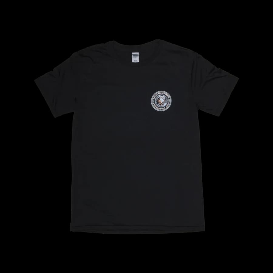 Black T-Shirt w/ RF World Print – L