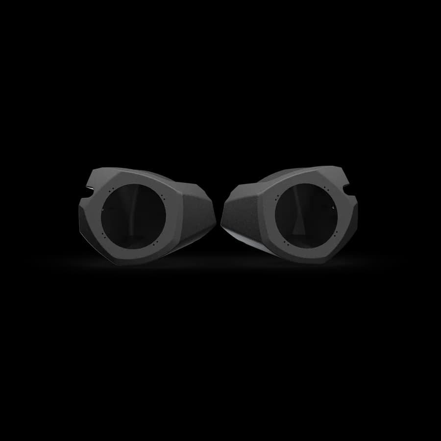 Direct Fit Front Color Optix™ 6.5" Loaded Speaker Enclosures for select Polaris® RZR® Models