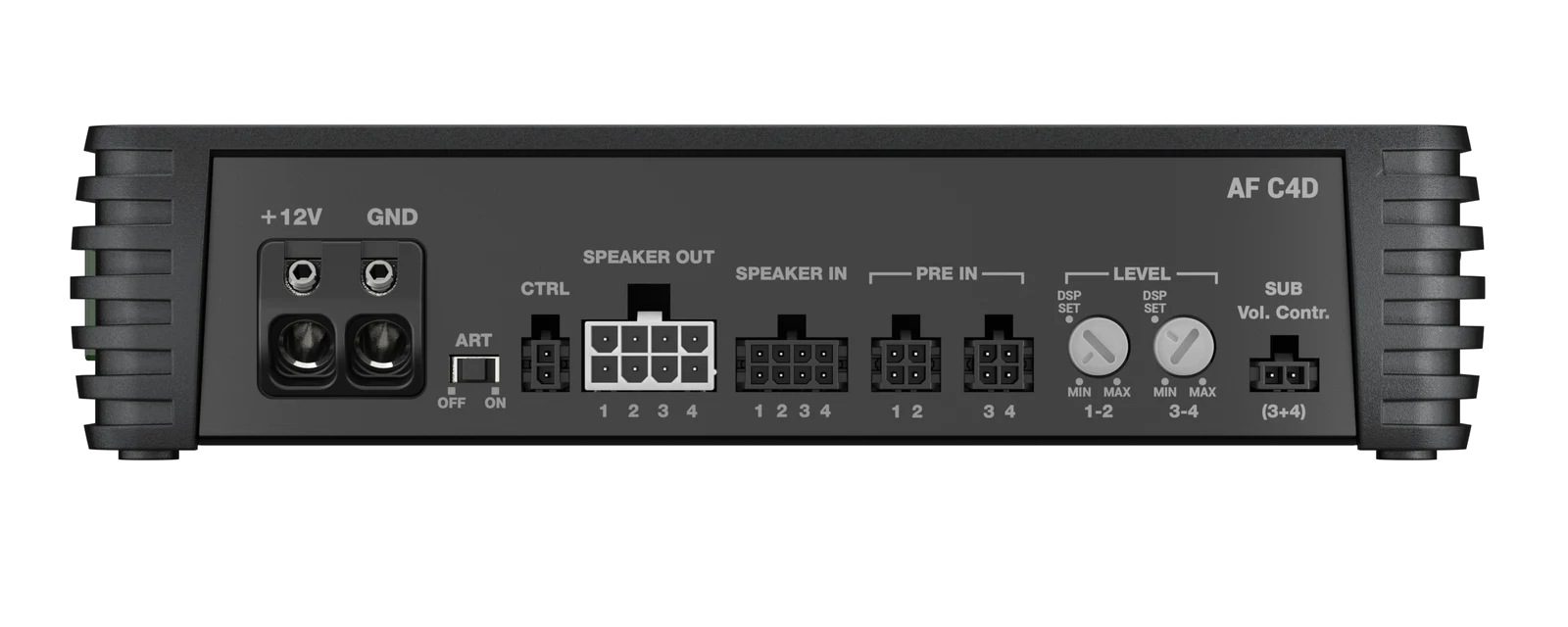 AF C4D 4-Channel D-class Fully Bridgeable Amplifier