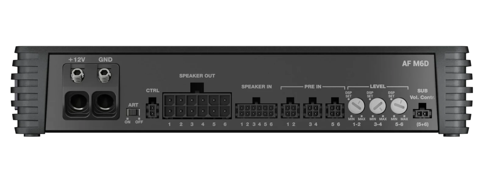 AF M6D 6-Channel D-class Fully Bridgeable Amplifier