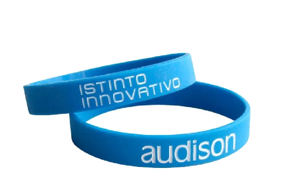AUDISON BLUE BRACELET - RUBBER WRISTBAND Various