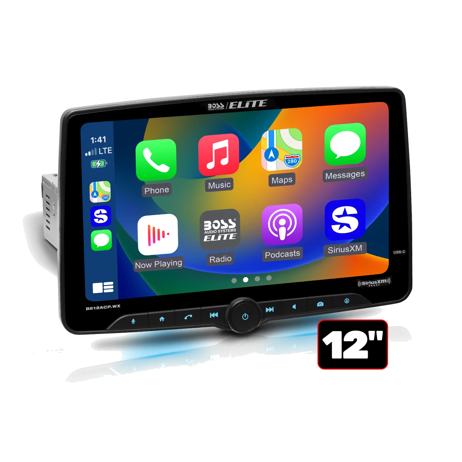 12-Inch Wireless CarPlay Multimedia Receiver
