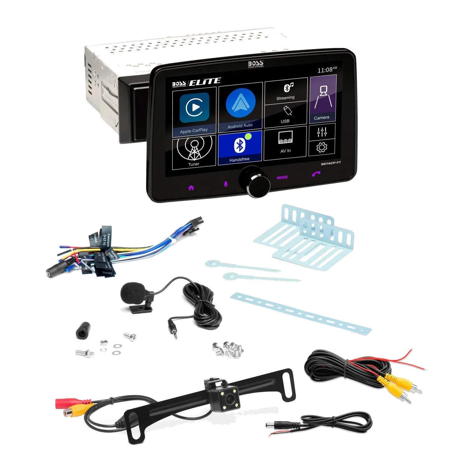 Single-DIN Bluetooth Digital Media Receiver