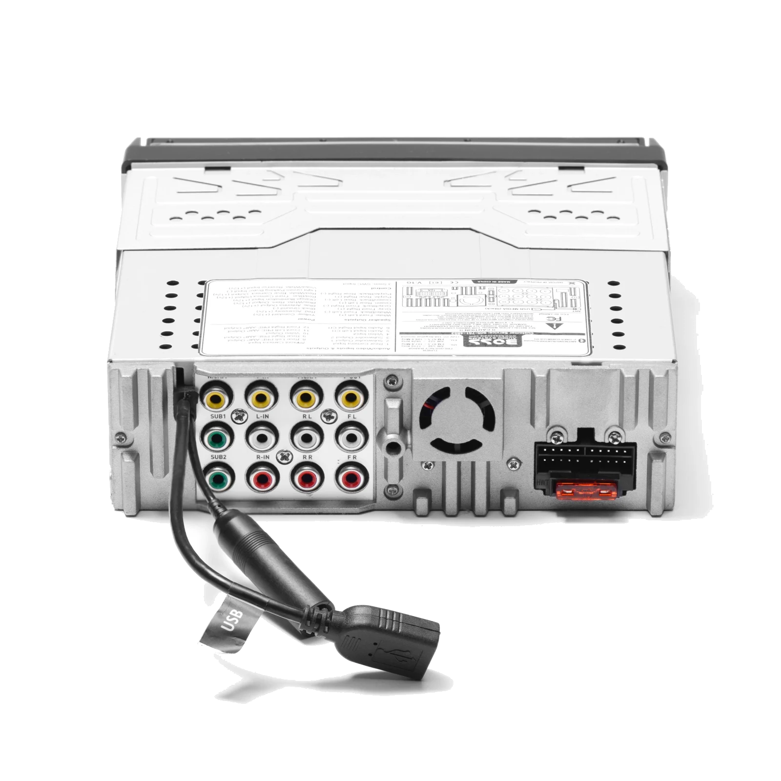 Single-DIN Bluetooth Digital Media Receiver