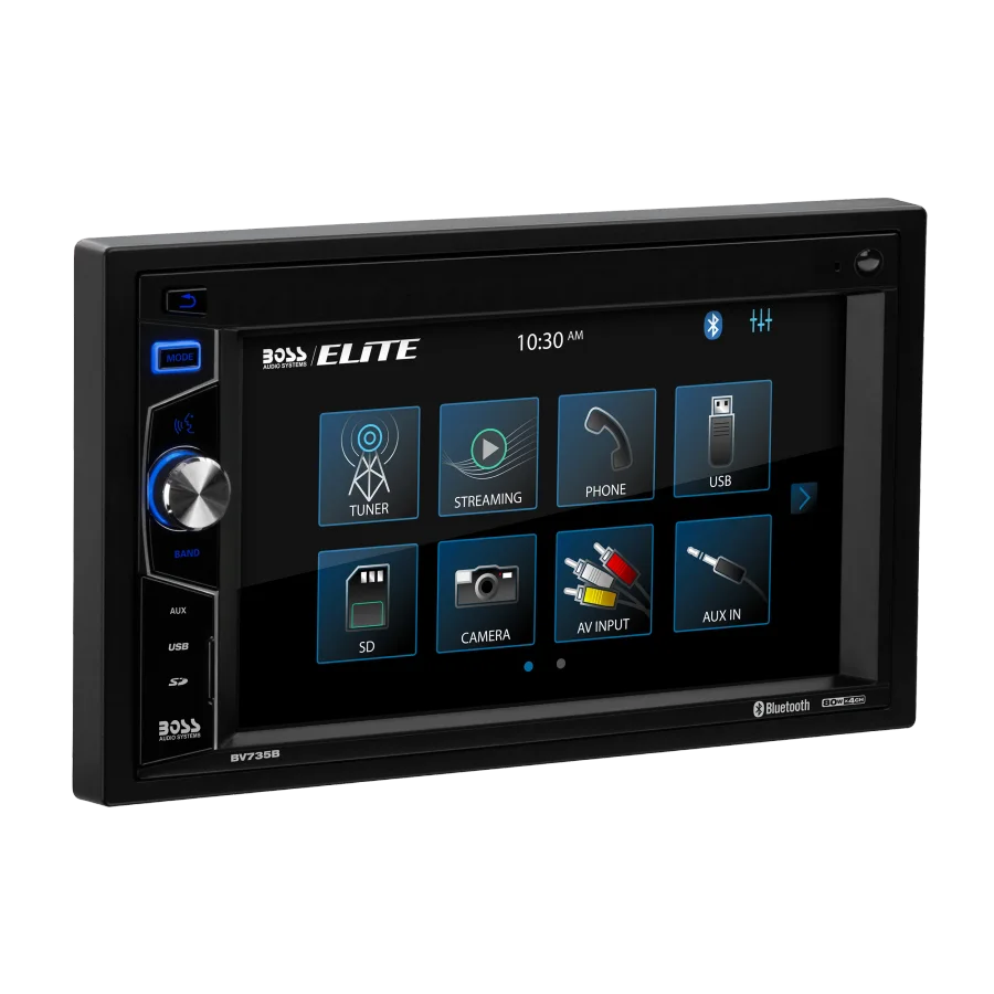 Double-DIN Bluetooth Digital Media Receiver