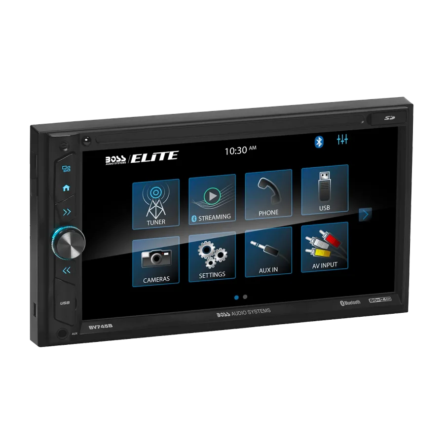 Double-DIN Bluetooth Digital Media Receiver