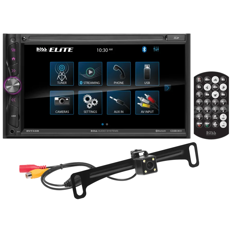 Double-DIN Bluetooth Digital Media Receiver