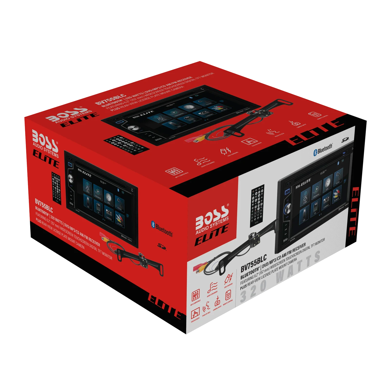Double-DIN Bluetooth Digital Media Receiver