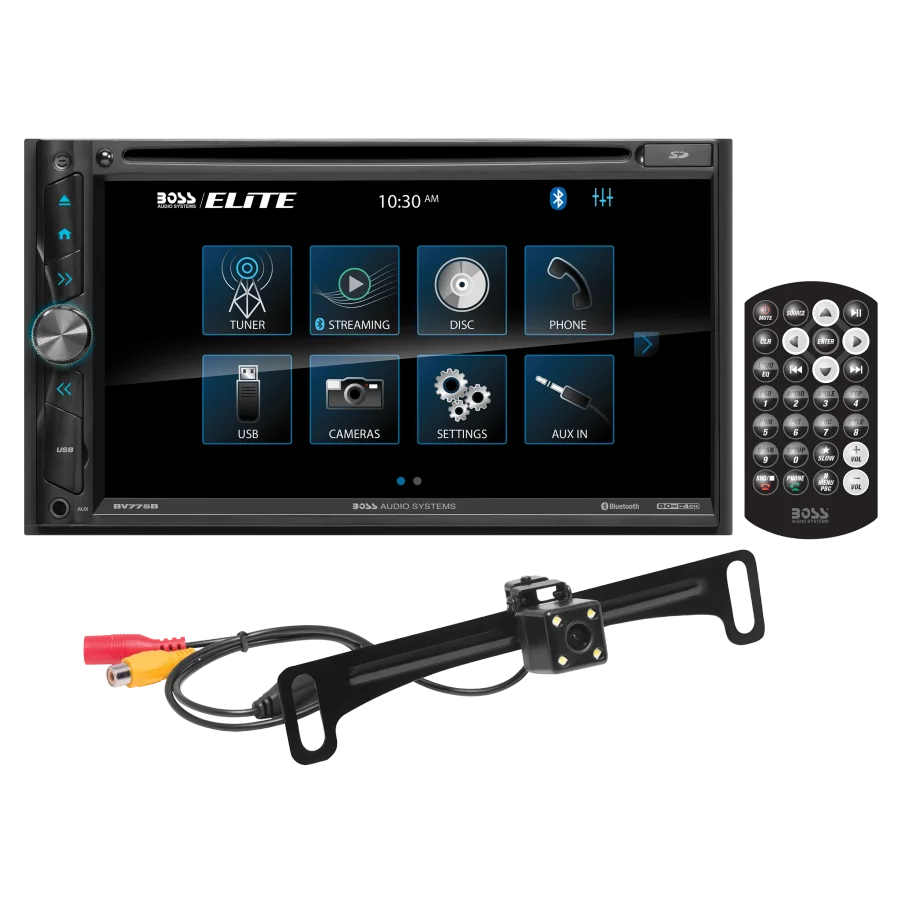 Double-DIN Bluetooth Digital Media Receiver