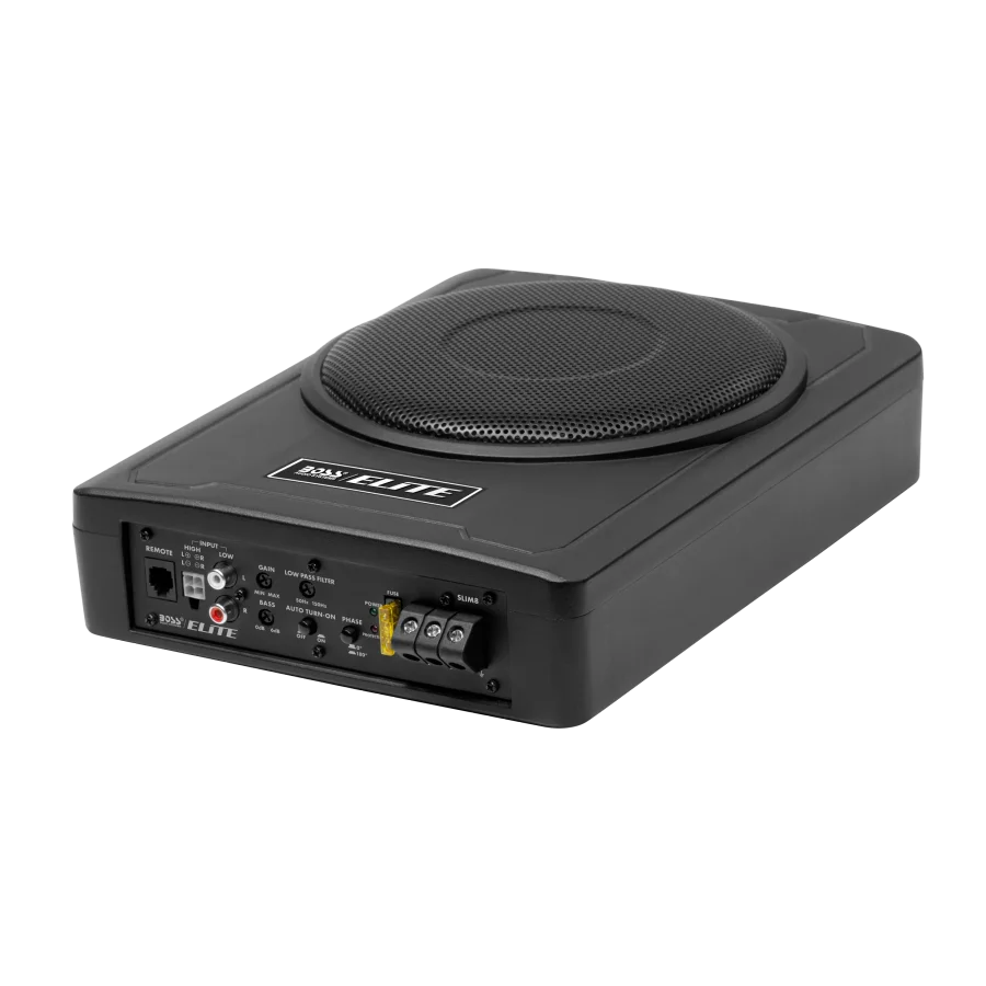 Low-Profile 8-Inch Amplified Subwoofer