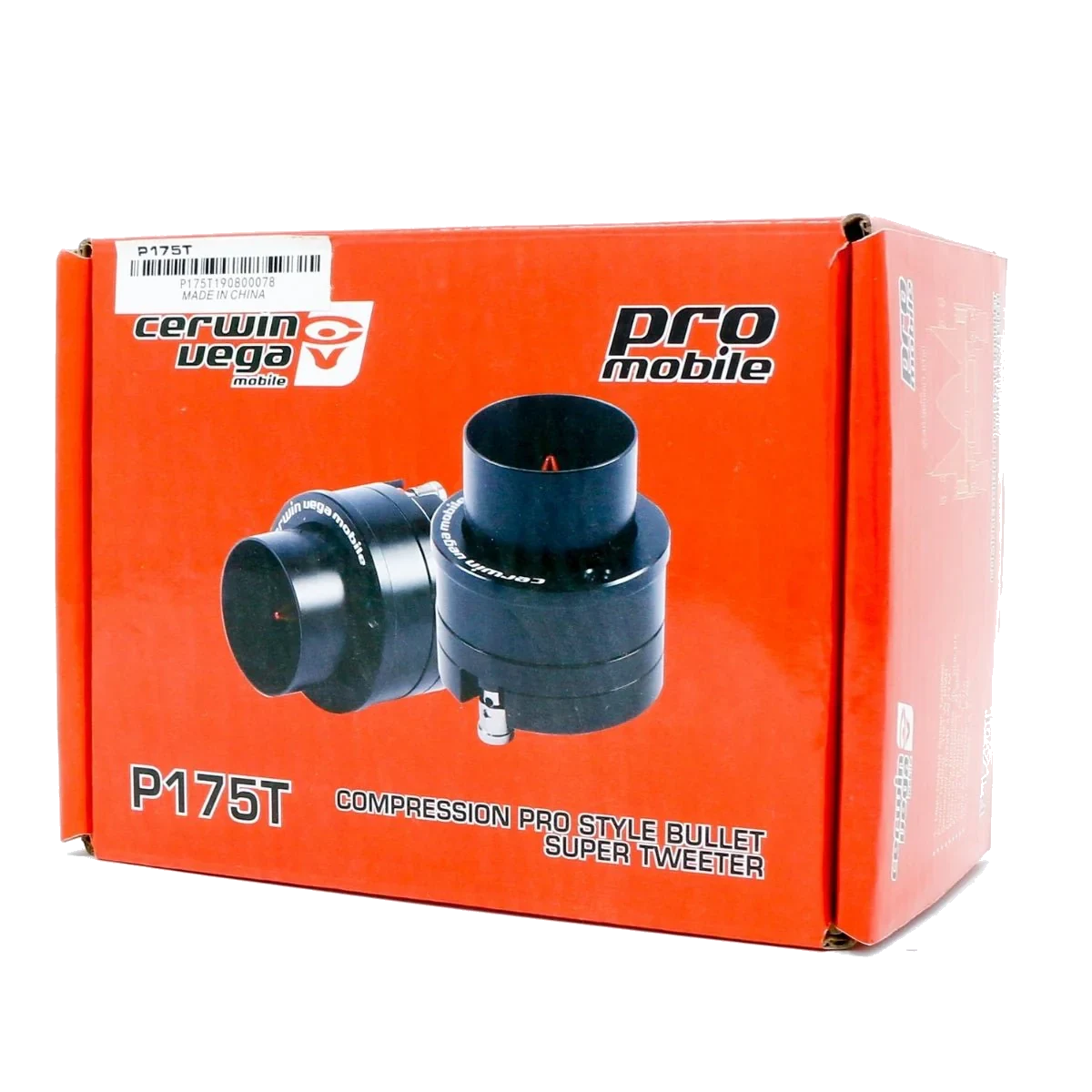 Pro Series 1" Compression Horn Tweeters - P175T