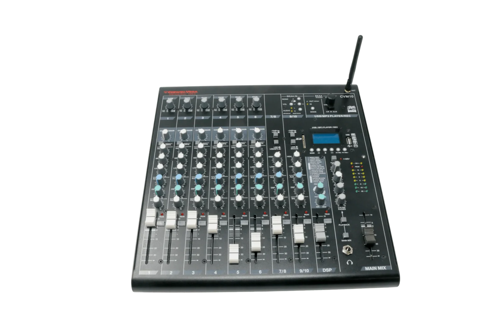 CVM10 10 CHANNEL MIXER W/BT & SKAA