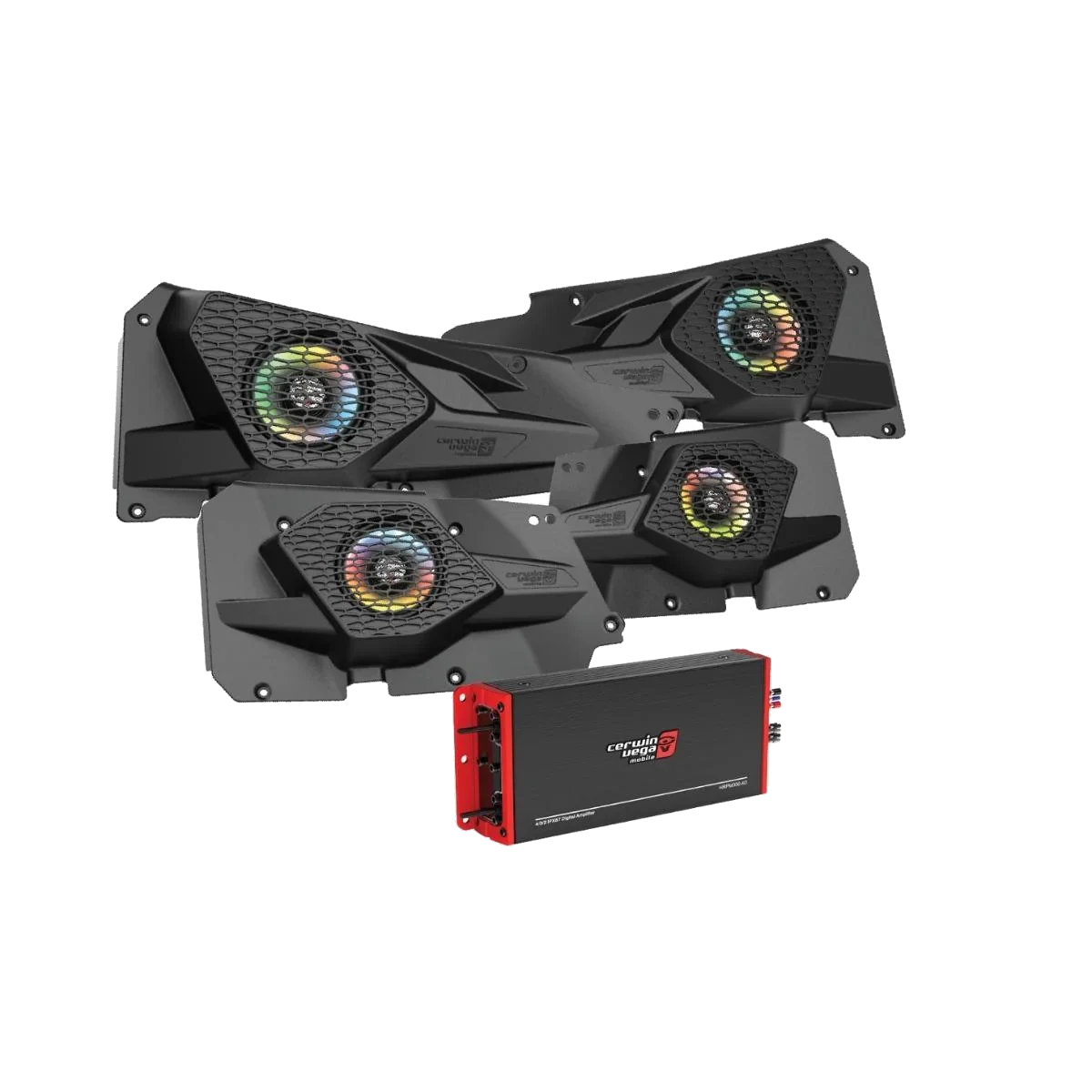 2014 + Razor Specific Speaker Kit with 4 Channel Digital Amplifier - RPMRZRKM41