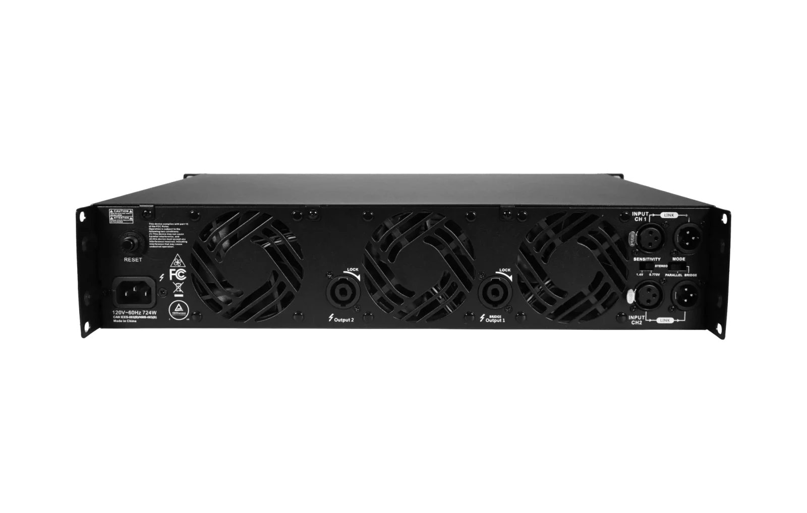 CV2-22H 2-Channel Power Amplifier, 2260W