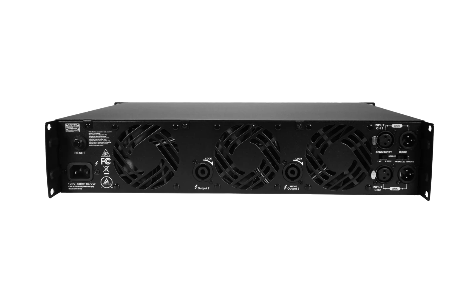 CV2-46H 2-CH Power Audio Amplifier, 3820W