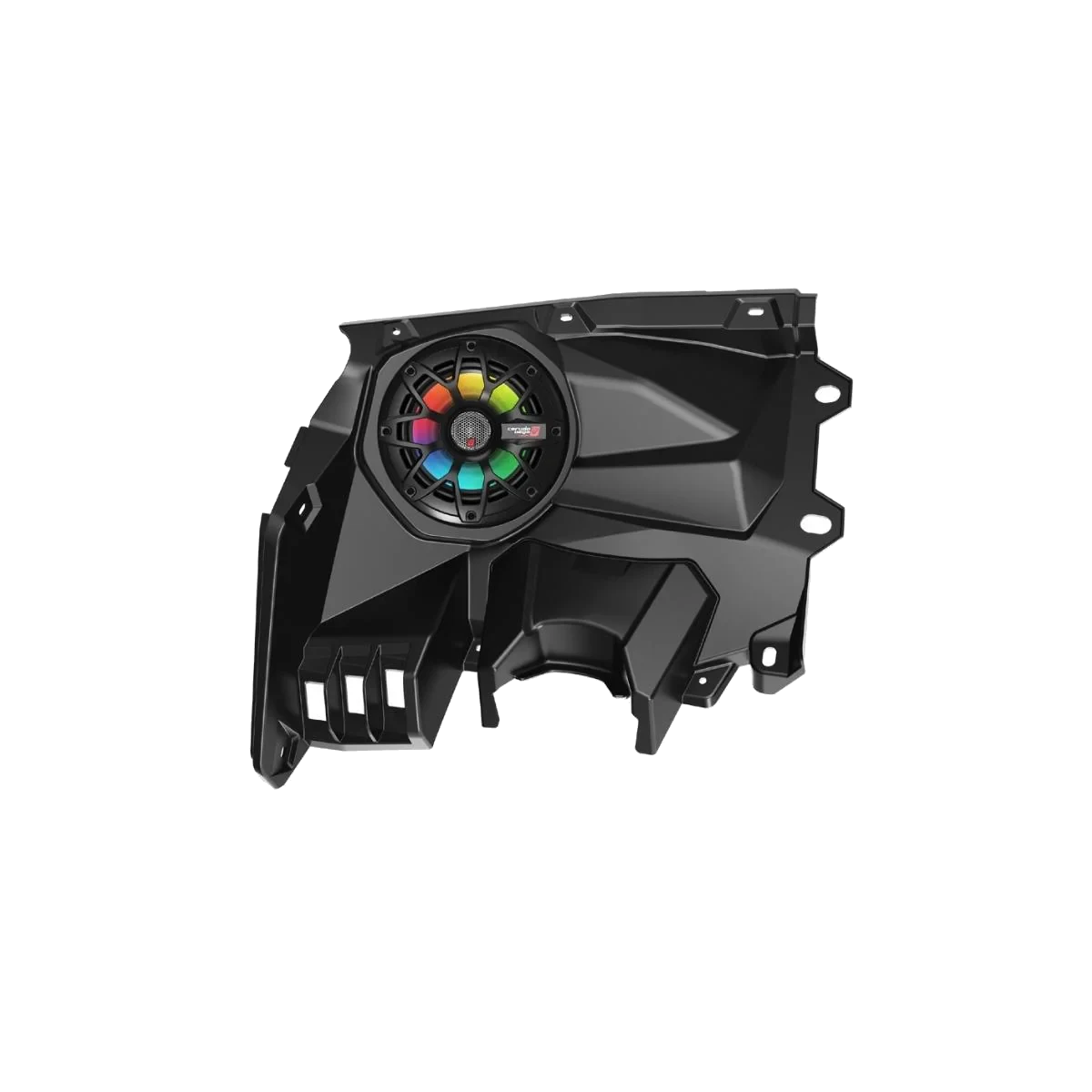 2017+ Can Am Maverick X3/X3 Max Complete Speaker Kit with 4 Ch & 1 Ch Waterproof Amplifier, 10” Sealed Marine Subwoofer, 6.5” Tower Speaker System and CMR3 Media Audio Player - RPMX3KM3