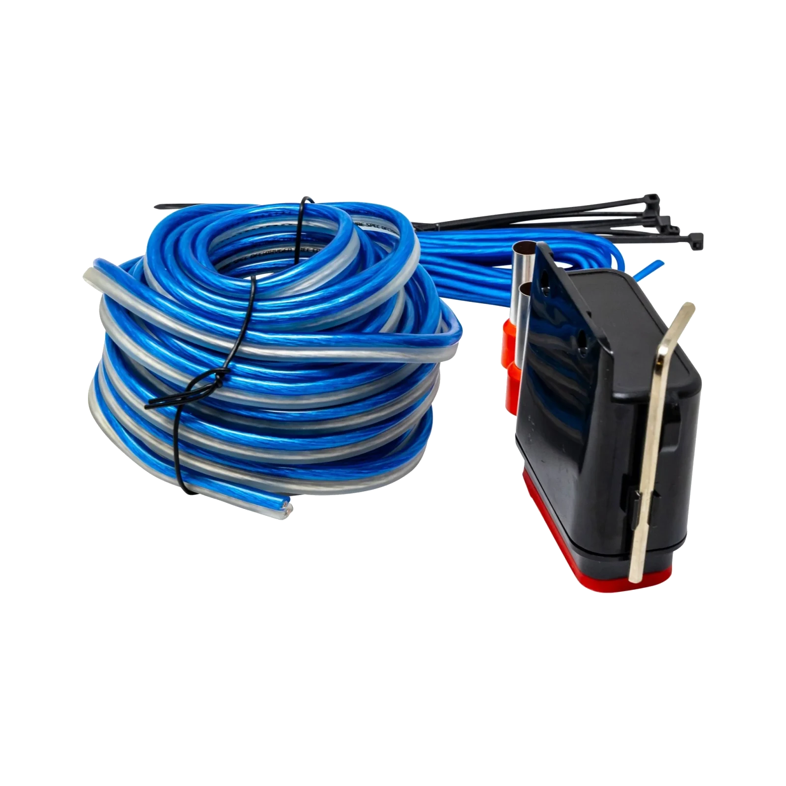 4 Gauge Complete Waterproof Amp Kit, 20ft. with RCA, Speaker Cable - CAKM42