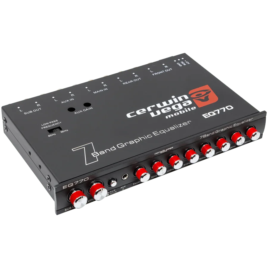 7-Band Parametric EQ with AUX Input - EQ-770