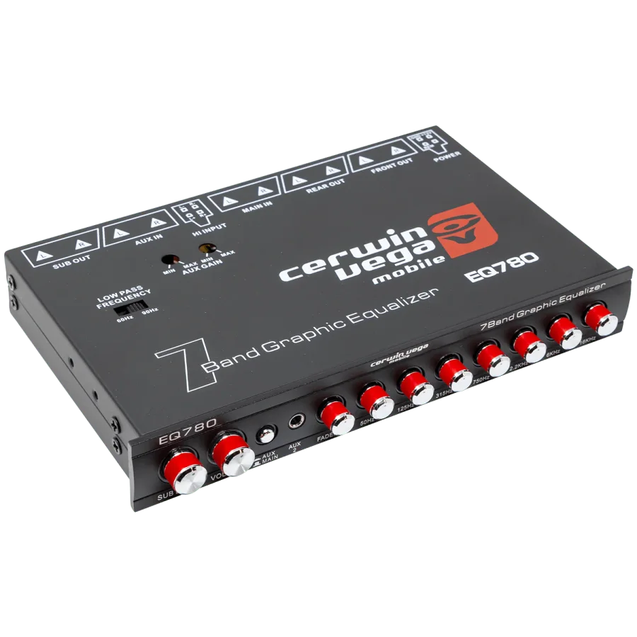 7-Band Parametric EQ with Auxiliary Input - EQ780