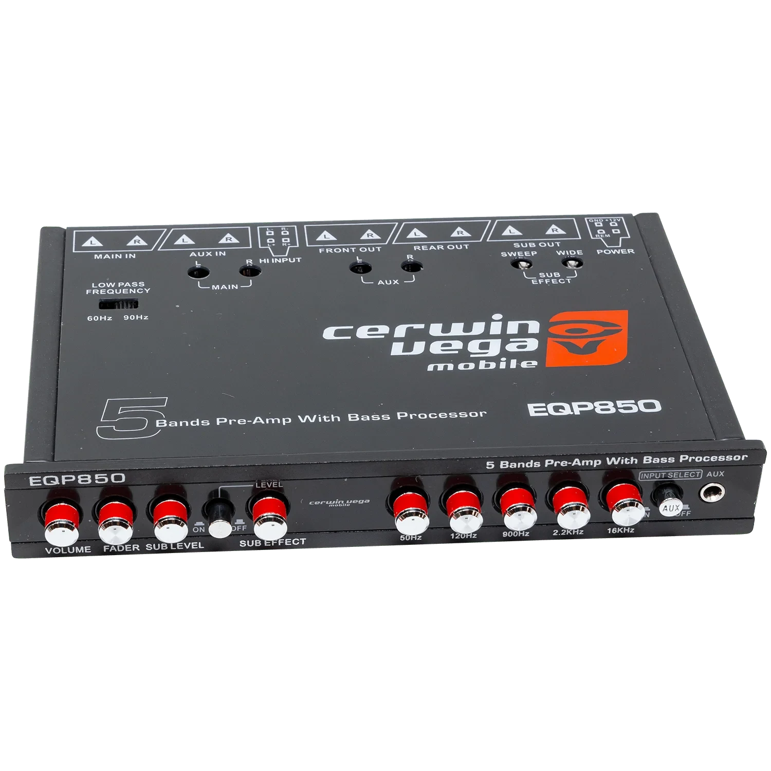 5 Band Pre-Amp Equalizer with Bass Processor - EQP850