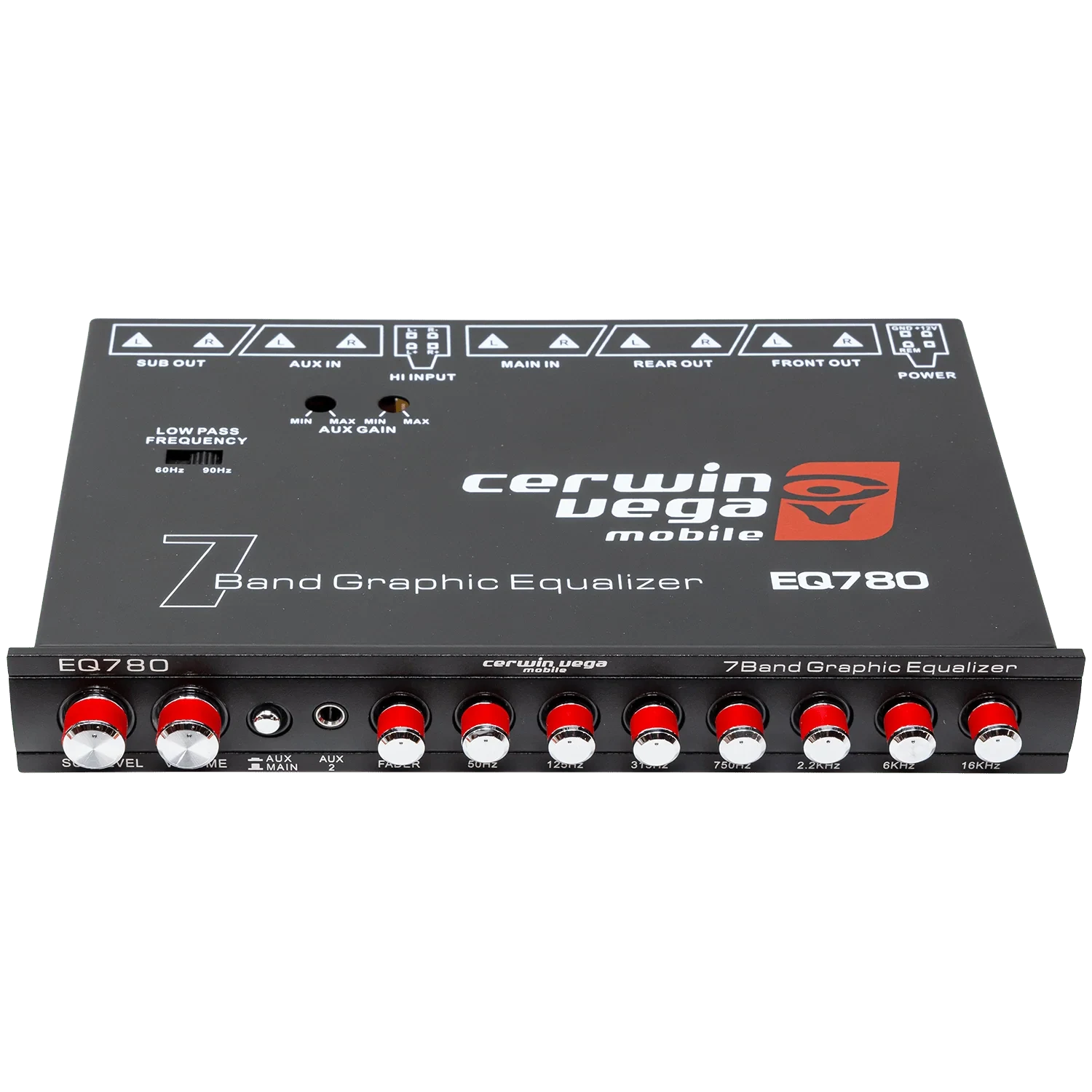 7-Band Parametric EQ with Auxiliary Input - EQ780