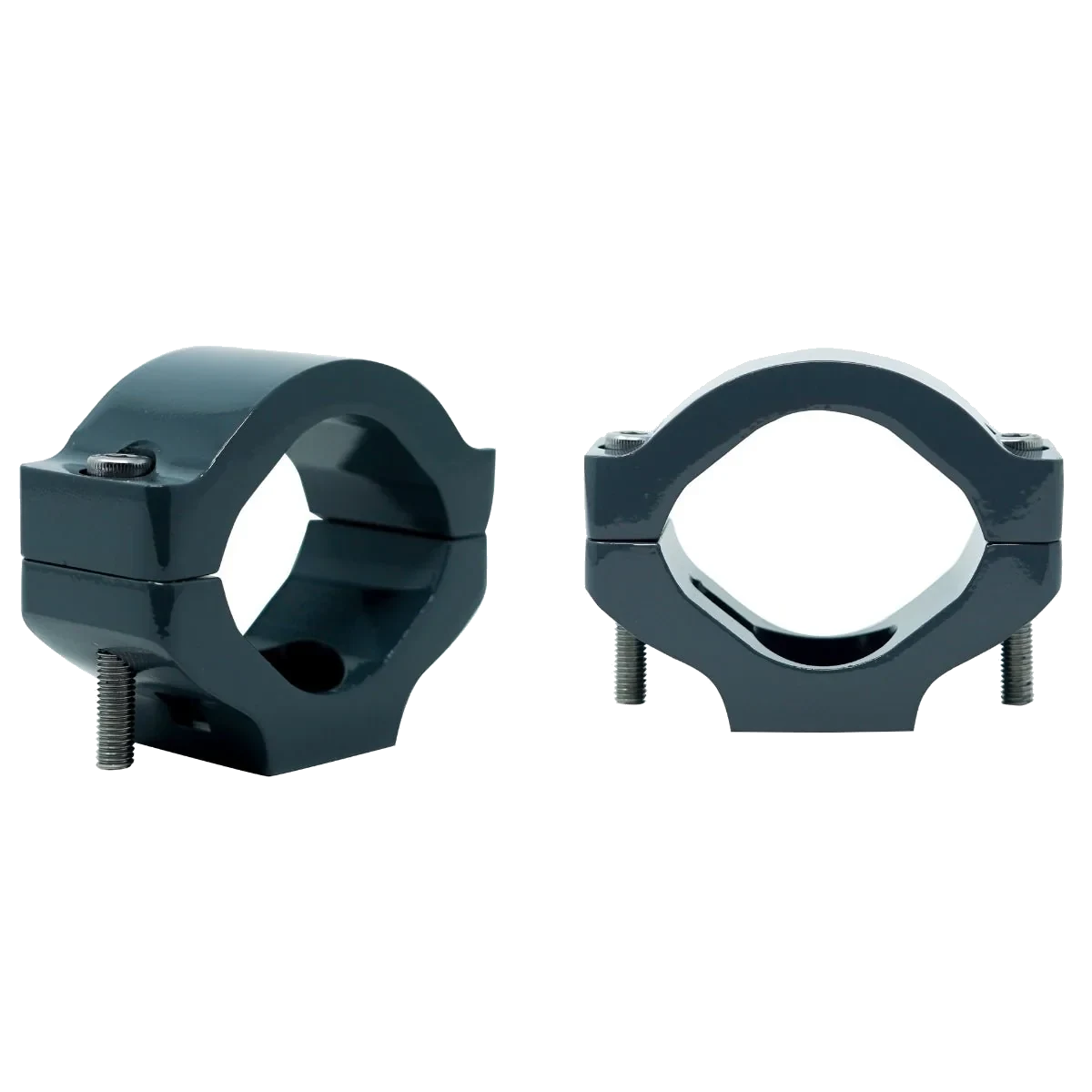 TCLRGGRY - Large Diameter Mounting Clamp for RPM Series Marine Wake Tower Speakers Gray