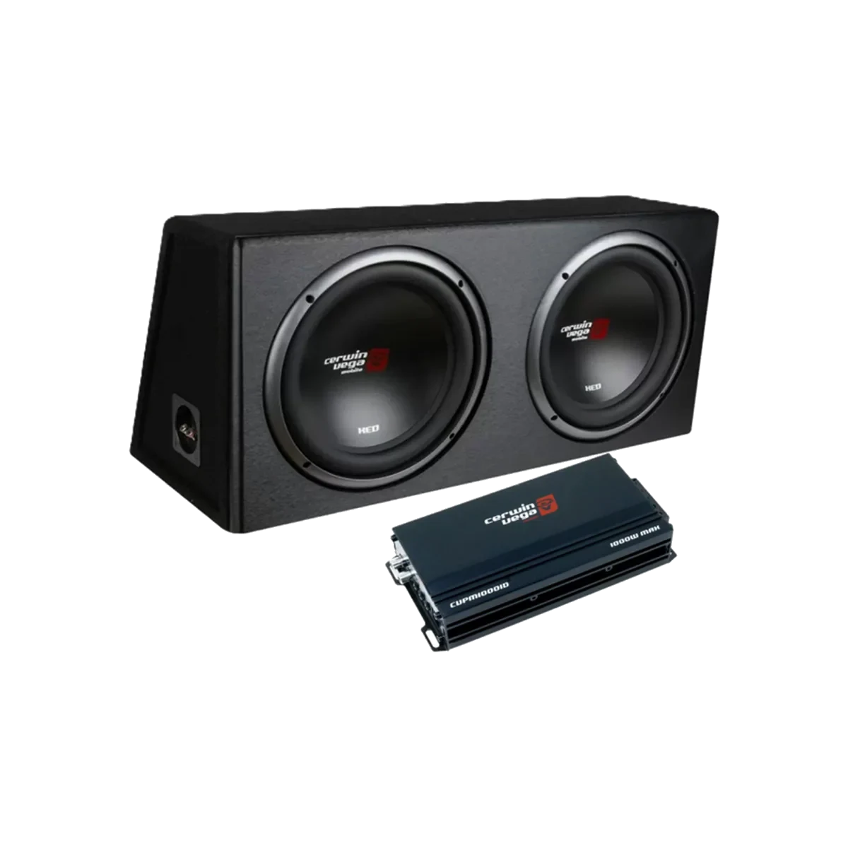XED Bass Package - CVPM Amplifier w/Dual 12" Subwoofer Vented Enclosure - CVPMXE12