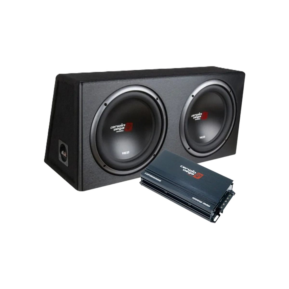 XED Bass Package - CVPM Amplifier w/Dual 10" Subwoofer Vented Enclosure - CVPMXE10