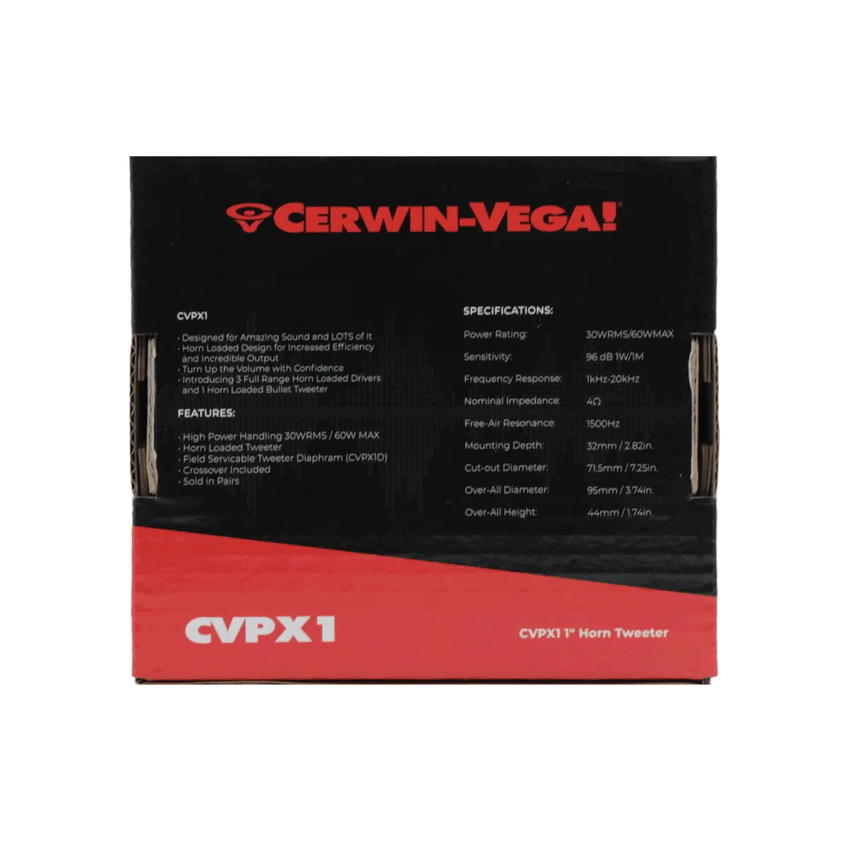 CVPX1 - CVPX Series 1" Bullet Horn Tweeter